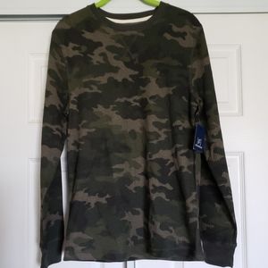 Mens George Long Sleeve Camo Thermal Sz Small NWT